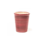 Cylinder ceramic planter size 30x26 cm with Blended colors