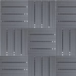 Chinese Wood Alternative Panel for flooring, Length 30 cm, Width 30 cm, Light Grey Color