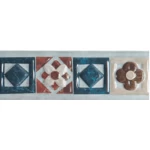 Ceramics Walls Size 2.3x2.3 cm, Listel Geometric Warm Color | Future Ceramic Company