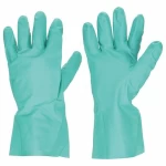 Chemical resistant glove, size 8 XL, green