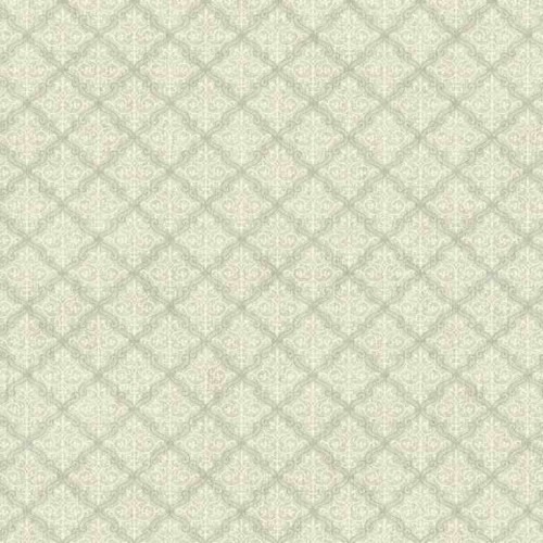 American Geometric Wallpaper 10 m x 0.53 m Pale Green, Model EP6140 | Balbaid Decor Company