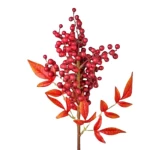 Artificial Margaret Flower Bouquet, 50 cm Size, Red Color