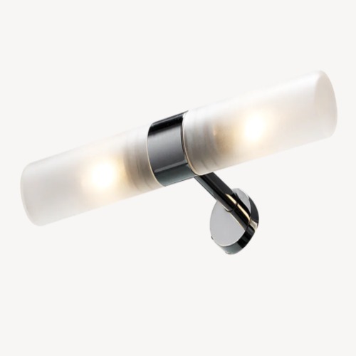Chrome Wall Light 2 Bulbs, 20.5 cm Length, 10 cm Width | Abyat Company