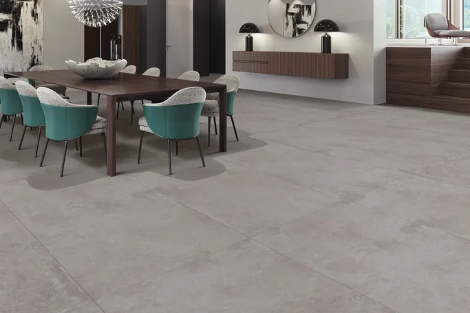 بلاط بورسلان أرضيات 160 × 80 سم، رمادي، موديل Marstone | شركة ابيات