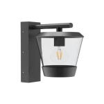 Jandia Wall Light Without Bulb, Dark Gray, Size 239×301×175 mm