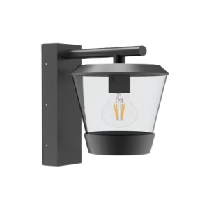 Jandia Wall Light Without Bulb, 239×301×175 mm, Dark Gray | Jandia