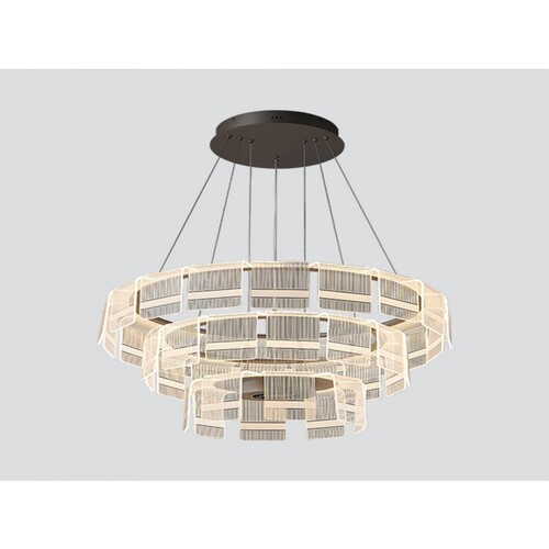 Hanging Light 105 W LED 2000 mm × 800 mm Silver Grey, 3000 Kelvin | 