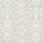 Italian Wallpaper Pale Beige Color Classic Design, Size 10mx0.70m, Model RC18044