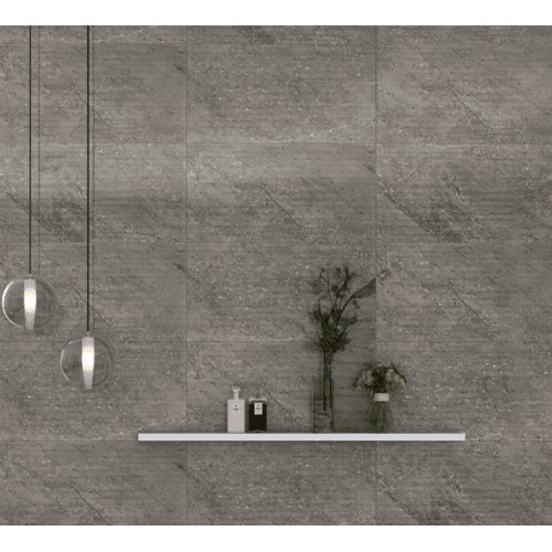 Rectangular Wall Ceramics 30x60 cm, Matte Grey, 9 mm Thickness | Saudi Ceramics
