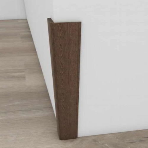 زاوية فايبر قياس 240×3×3 سم، بني | خط  الفخامة