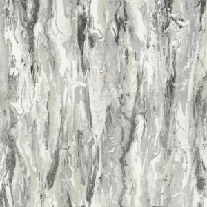 Patterned Wallpaper Gray Color 10m x 1.06m, Model 83691 | Balbaid Decor Company