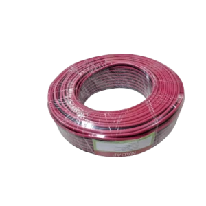 Dual Wires Smoke Detector Cable 50m Length, Red×Black | Tops fireman