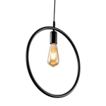 Luxury Design Hanging Light, diameter 37 cm, black color 