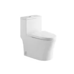 Floor Mounted Water Closet Toilet Seat Size 25 cm, White Color