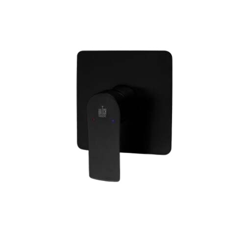 Matte Black Bath Mixer Single Outlet 15 Bar Pressure 12.4x13x13 cm | 