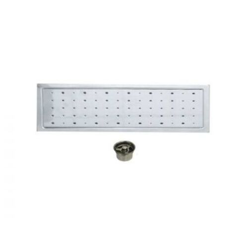 Water Drain Cover 30x10 cm, Silver Color | N167.506-1