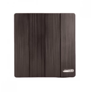 Quadruple Switch 10 Amps 220 Volts 7×7 cm Matte Black | Matkel Store