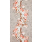 ورق جدراي ورود لون بيج شاحب، طول 10 م، عرض 0.53 م، موديل 17794  