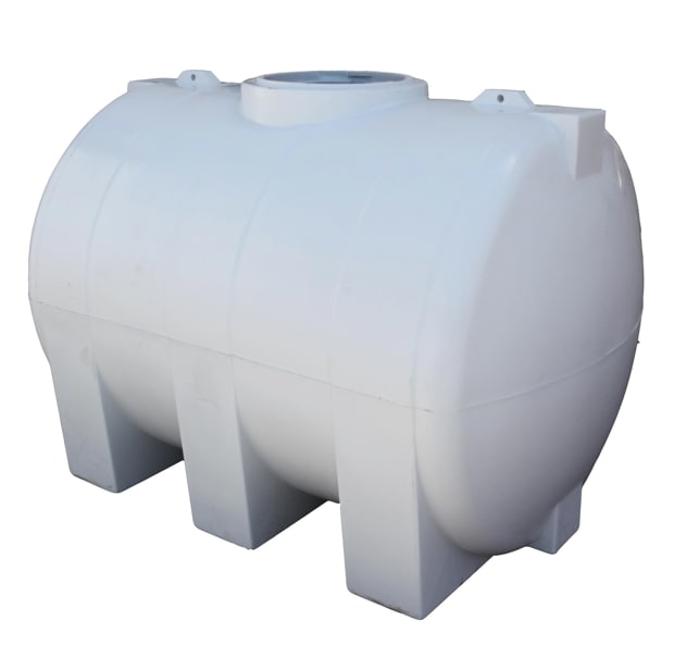Al Khaleej Water Tank Polyethylene Horizontal 2000 liter Capacity | El khalīj