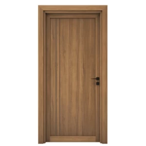باب بريميوم خشبي للمداخل 235 × 115 سم بني سمك 6 سم | BM02