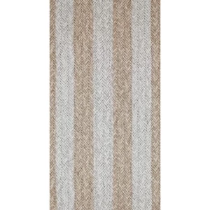Wall Decoration Striped Design 10m x 0.53m Gray with Beige, Model 18311 | Balbaid Decor Company