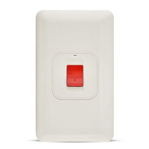 Air Conditioner DP Switch 45 Amp 7×14cm, White, 250V | Spectra