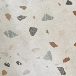 بلاط سيراميك تيرازو للأرضيات الخارجية 45 × 45 سم، سماكة 14 ملم، أبيض | TERAZZO