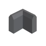 Agriculture Curb, Length 25 cm × Width 30 cm × Thickness 10 cm, Gray Color