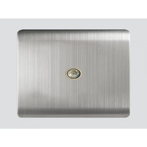 Art DNA Single Antenna Socket 7×7 cm Steel Color, A66
