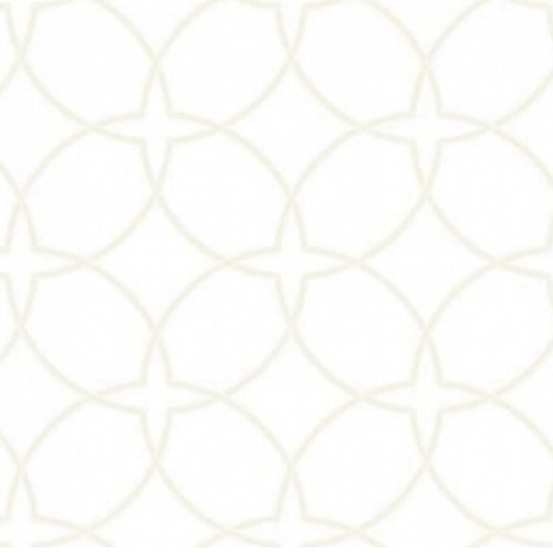 Patterned Wallpaper 15.6m Length, 100cm Width, White and Beige | Luxury line
