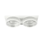 سانبو داونلايت مربع مزدوج ، GU10 ، أبيض، مقاس 183×93×57 مم