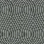 ورق جدران تصميم مموج مقاس 10م×0.53م، لون اخضر، موديل 1-364