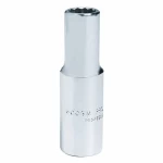 Deep Depth Steel Socket 12 Point, Size 15 mm, Proto Brand