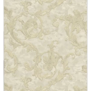 Classic Wallpaper Beige Color 10m x 0.73m Model 56925 | Balbaid Decor Company