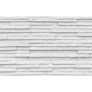صفائح طين معالج نمط حجر Infinity Stone، لون ابيض، مقاس 30x60 سم، موديل 052 | MCM Clay Cladding