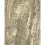 Marble wallpaper, dark beige color, length 10 m, width 1.06 m, model 84633 