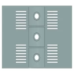 سقف مصعد معدني مزخرف مصنوع بدقة من خامات مقاومة للتآكل