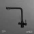 Washbasin Mixer, Size Length 35.7 x 25.9 x 13.1 cm, Matt Black Color 