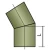 GRP Pipe Elbow 30° Diameter 800 mm PN16, Fiberglass | Saudi Pipes Systems (SPS) - Image 2