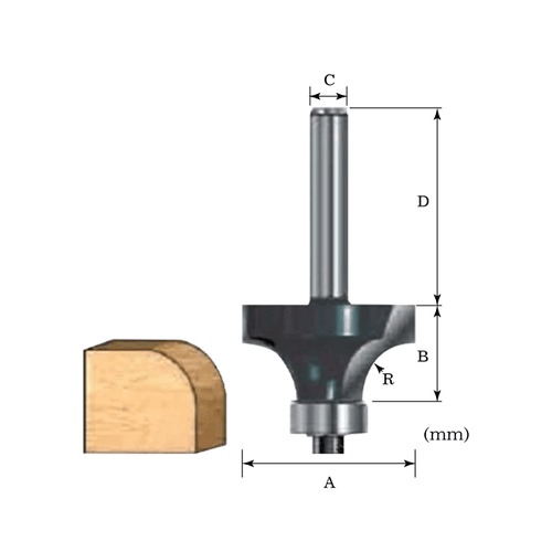 Router Bit 16 x 12 mm Size, Makita Brand | ARAB PROS COMPANY