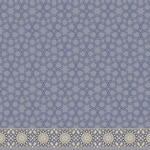 Light Mosque Flooring Made of Hut st, Gray Color, Decorated, Model Rahmaniyah | 