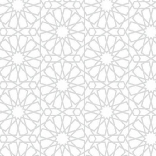 Patterned Wallpaper 15.6m x 100cm Gray and White | Luxury line