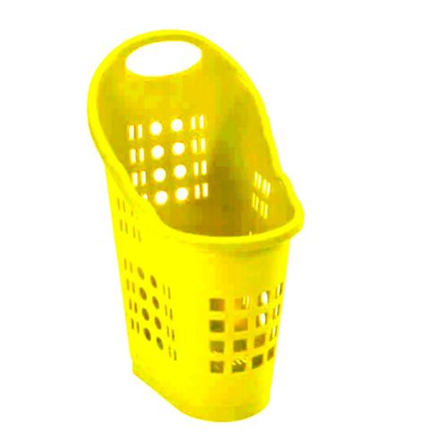 عربة تسوق بلاستيك HDPE مقاس 82×40×45 سم أصفر | مصنع الفريدي للصناعات البلاستيكية