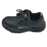 حذاء سلامة للعمل الوزن خفيف، مقاس 43، مقاوم للإنذلاق، لون أسود