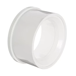 PVC Short Reducer 4 × 2 inch Outer Diameter 114.76 mm White | Al-Rajhi Pipes