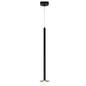 Modern LED Hanging Light Length 120 cm Width 5 cm Black | 