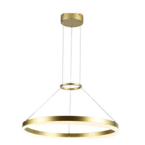 Modern Circular Chandelier 200 cm Length 80 cm Width Gold Color | 49466