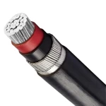 Stranded Aluminum 1C Electric Cable150mm 0.6/1kV, AWA Armed, PVC Insulated, Red Color, 1000 m | BAHRA 