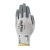 Flexible Multi Purpose Gloves Material Fabric and polyester blend, gray color, size Medium 10