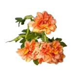 باقة ورد اديل، لون برتقالى، طول 60 سم 